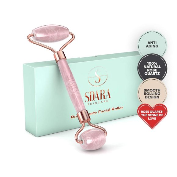 NEW Natural Pink Jade Roller for Glowing Skin - Picture 6 of 8